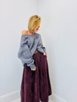 Pull col V Mohair – Douceur luxueuse & volume aérien – Image 2