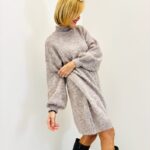 Robe Pull Douce 20% Alpaga – Confort Cocooning & Élégance d’Hiver