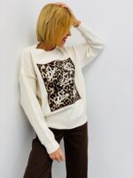 Pull Léopard Brodé “Love” – Maille Douce & Style Tendance – Image 7