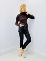 Pantalon Effet Cuir – Taille élastique & confort premium – Image 4