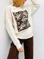 Pull Léopard Brodé “Love” – Maille Douce & Style Tendance – Image 6