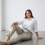 Pantalon Huilé 36 AU 52