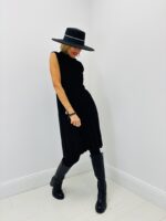 Robe Plissée Sans Manches 52% Viscose – Élégance Italienne & Confort Premium – Image 5