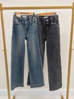 Jean Wide Leg Effet Strass – Coupe Moderne & Brillance Subtile – Image 2