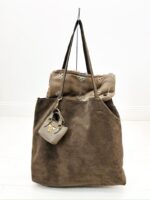 Sac Cabas Réversible en Suédine motif animalier – Image 9