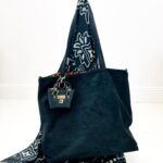 Sac Cabas Réversible en Suédine motif animalier