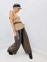 Top Sans Manches LM LULU – Maille Côtelée Chic & Ceinture Incluse – Image 9