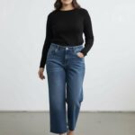 Jean large taille haute – Coupe moderne et confort parfait Wide leg