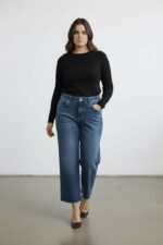 Jean large taille haute – Coupe moderne et confort parfait Wide leg