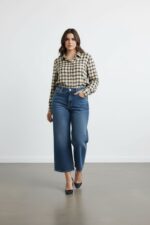 Jean large taille haute – Coupe moderne et confort parfait Wide leg – Image 3