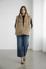 Gilet Fausse fourrure Taille 40 au 48 – Image 3