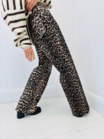Pantalon Wide Leg Léopard – Coupe Large Moderne & Style Audacieux – Image 4