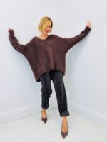 Pull col V Mohair – Douceur luxueuse & volume aérien – Image 9