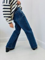 Jean Wide Leg Clouté – Silhouette Élancée & Détails Rock-Chic – Image 8