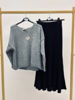 Pull Italien Cœur Doré – Maille Douce & Coupe Ample – Image 4