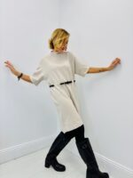 Robe Pull Italienne – Coupe Droite Chic & Ceinture Incluse – Image 2