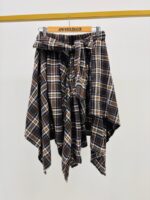 Jupe Chemise à Carreaux – Coupe Asymétrique Originale – Image 6