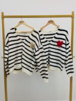 Gilet Rayé Doux “Amore” – Style Marin Chic – Image 6