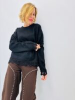 Pull Doux avec Finitions Dentelle – Élégance & Confort – Image 6