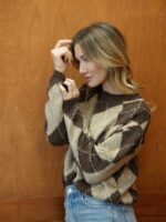 Pull Oversize Motif Losanges "Burlington" – Doux, Chaud & Ultra Tendance – Image 7