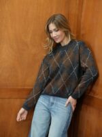 Pull Oversize Motif Losanges "Burlington" – Doux, Chaud & Ultra Tendance – Image 8