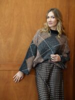 Pull Oversize Motif Losanges "Burlington" – Doux, Chaud & Ultra Tendance – Image 2