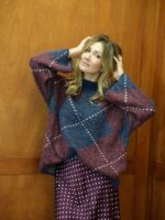 Pull Burlington à Losanges – Style Intemporel & Douceur Moderne