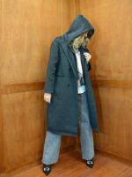 Manteau Long Premium à Capuche – 70% Laine & Coupe Oversize Élégante – Image 7