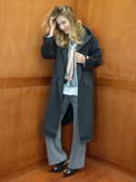 Manteau Long Premium à Capuche – 70% Laine & Coupe Oversize Élégante – Image 9