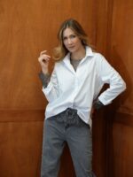 Chemise Blanche Italienne en Coton – Coupe Fluide & Élégance Intemporelle – Image 2