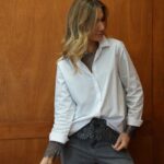 Chemise Blanche Italienne en Coton – Coupe Fluide & Élégance Intemporelle