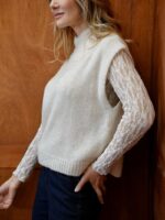 Ensemble Pull & Top Dentelle Amovible – Duo Chic & Moderne Made in Italy – Image 11