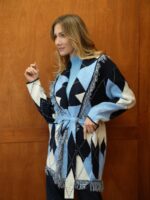 Gilet Long Burlington – Style Graphique & Douceur Premium – Image 5