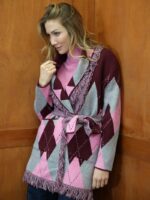 Gilet Long Burlington – Style Graphique & Douceur Premium – Image 11