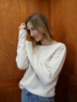 Pull en Laine avec Nœud au dos