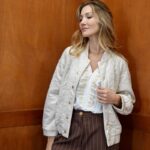 Veste Matelassée en panne de velours