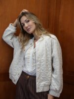 Veste Matelassée en panne de velours – Image 2