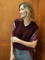 Débardeur Maille Douce Col V – 30% Kid Mohair & 20% Laine Made in Italy – Image 4