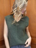 Débardeur Maille Douce Col V – 30% Kid Mohair & 20% Laine Made in Italy – Image 9