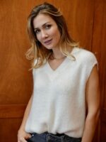 Débardeur Maille Douce Col V – 30% Kid Mohair & 20% Laine Made in Italy – Image 13