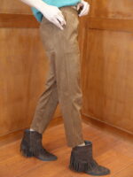 Pantalon en Suédine – Made in Italy