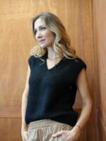 Débardeur Maille Douce Col V – 30% Kid Mohair & 20% Laine Made in Italy – Image 14