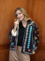 Veste Brodée 100% coton – Esprit bohème artisanal – Image 4