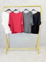 Haut maille douce bleu – Confort premium & coupe flatteuse grande taille (Copie) – Image 5