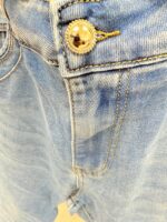 Jean Grande Taille Bleu Denim Effet Froissé – Coupe Confort & Allure Moderne – Image 6