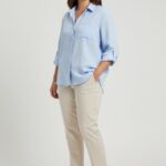 Chemise Longue Grande Taille – Élégance Décontractée Intemporelle