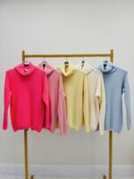 Pull Col Roulé cocooning en maille alpaga ultra douce – Image 2