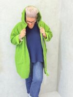 Veste teddy zippée beige – Douceur cocoon & coupe oversize chic – Image 3