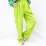 Pantalon large fluide taille haute – Élégance moderne & confort absolu