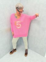 Pull Oversize Grande Taille « Paris 5 » – Maille Douce & Style Décontracté-Chic